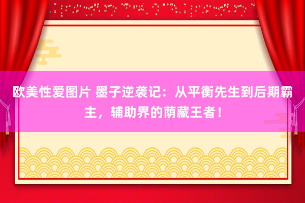 欧美性爱图片 墨子逆袭记：从平衡先生到后期霸主，辅助界的荫藏王者！