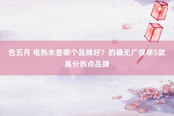 色五月 电热水壶哪个品牌好？的确无广保举5款高分热点品牌