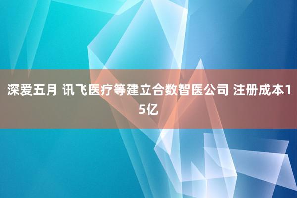 深爱五月 讯飞医疗等建立合数智医公司 注册成本15亿