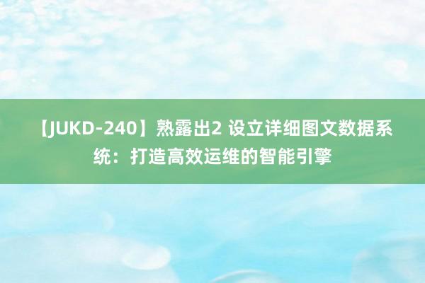 【JUKD-240】熟露出2 设立详细图文数据系统：打造高效运维的智能引擎