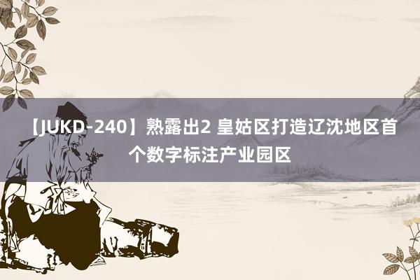 【JUKD-240】熟露出2 皇姑区打造辽沈地区首个数字标注产业园区